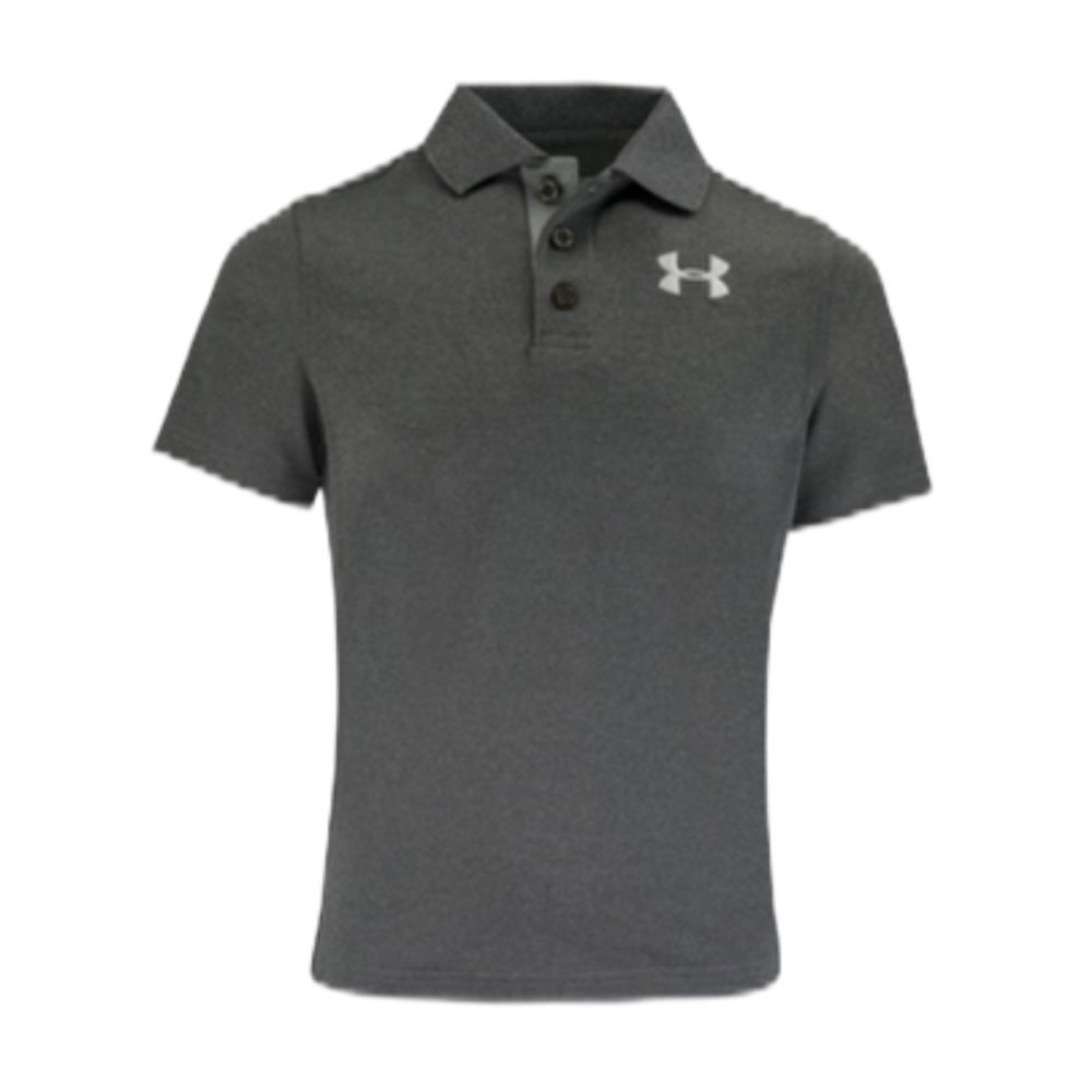 Under Armour Heat gear Polo Grey Sz YXL